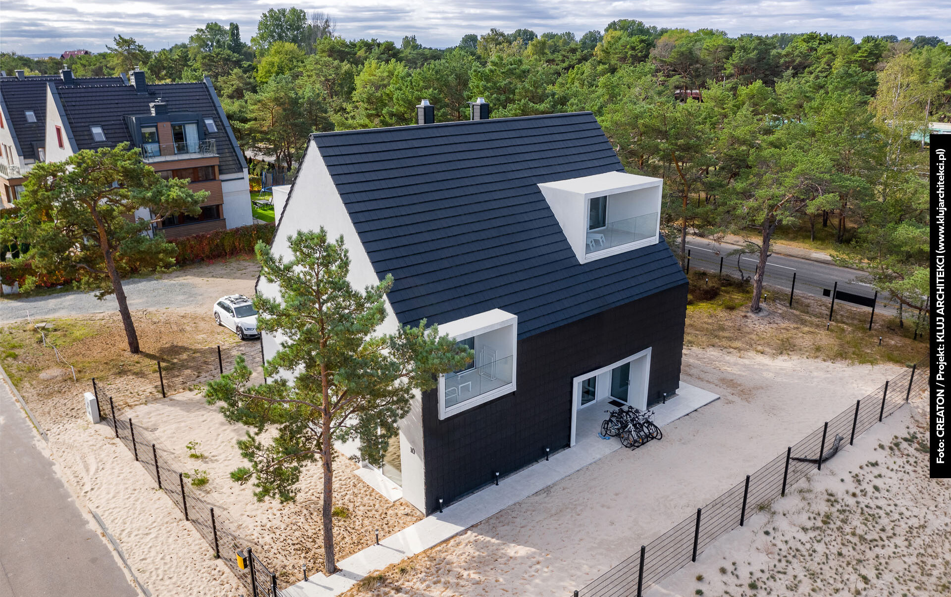 Manzardové škridly sú tiež ideálnym riešením pre architektov